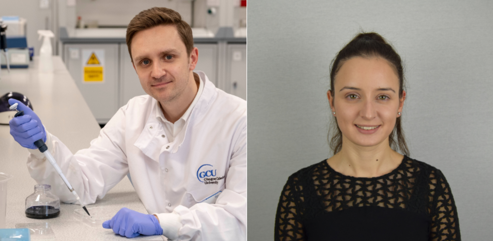 Dr Mark Williams and PhD student Katie Miari
