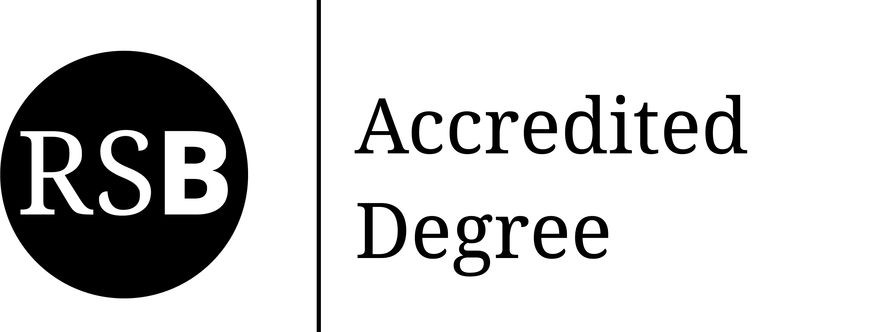 A black logo for the Royal Scociety of Biology featuring a black circle with the text inside.