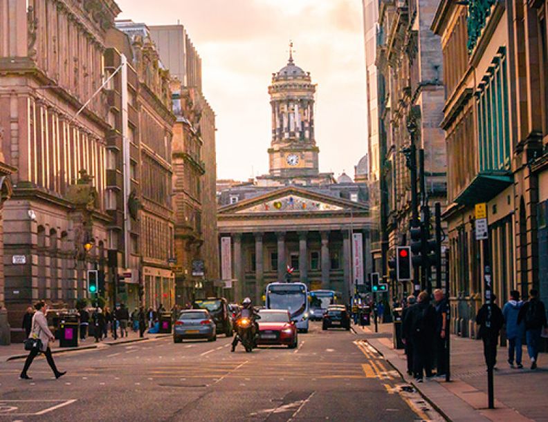 Ingram Street in Glasgow