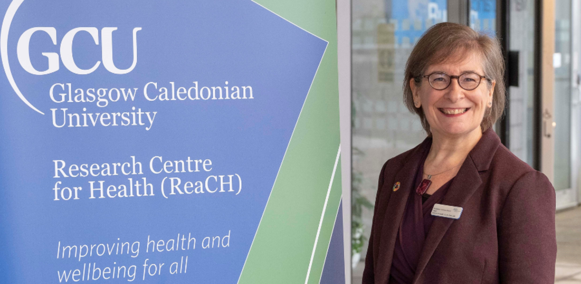 Professor Andrea Nelson, GCU School of Health and Life Sciences Dean and Director of the new Research Centre for Health