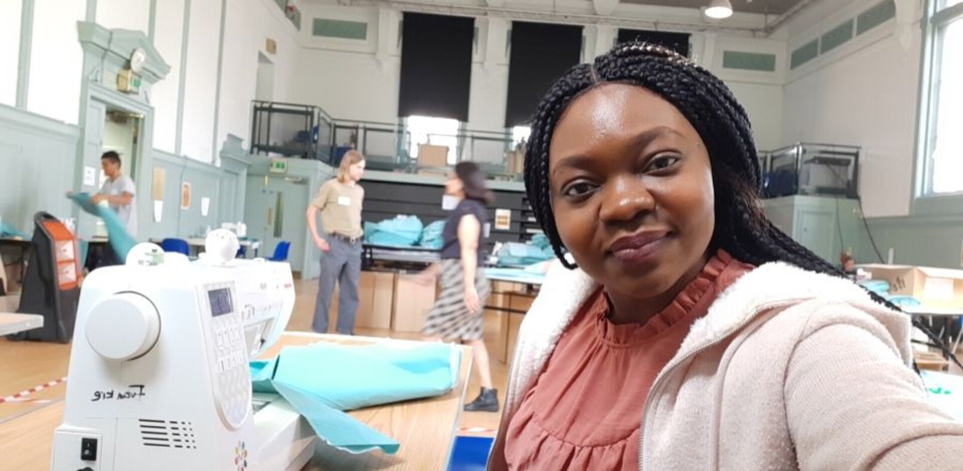 Jane has been volunteering while looking after two kids and balancing her studies