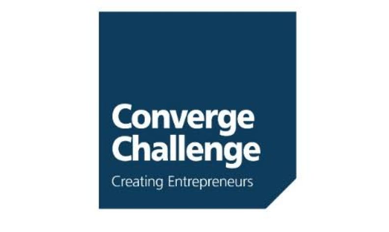Converge Challenge's blue and white logo