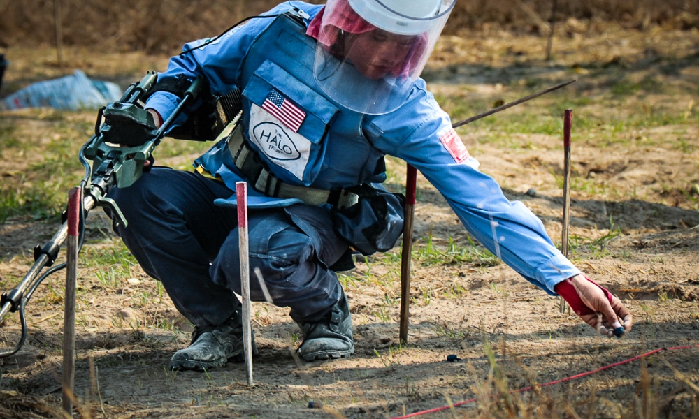 Landmine charity receives formal recognition