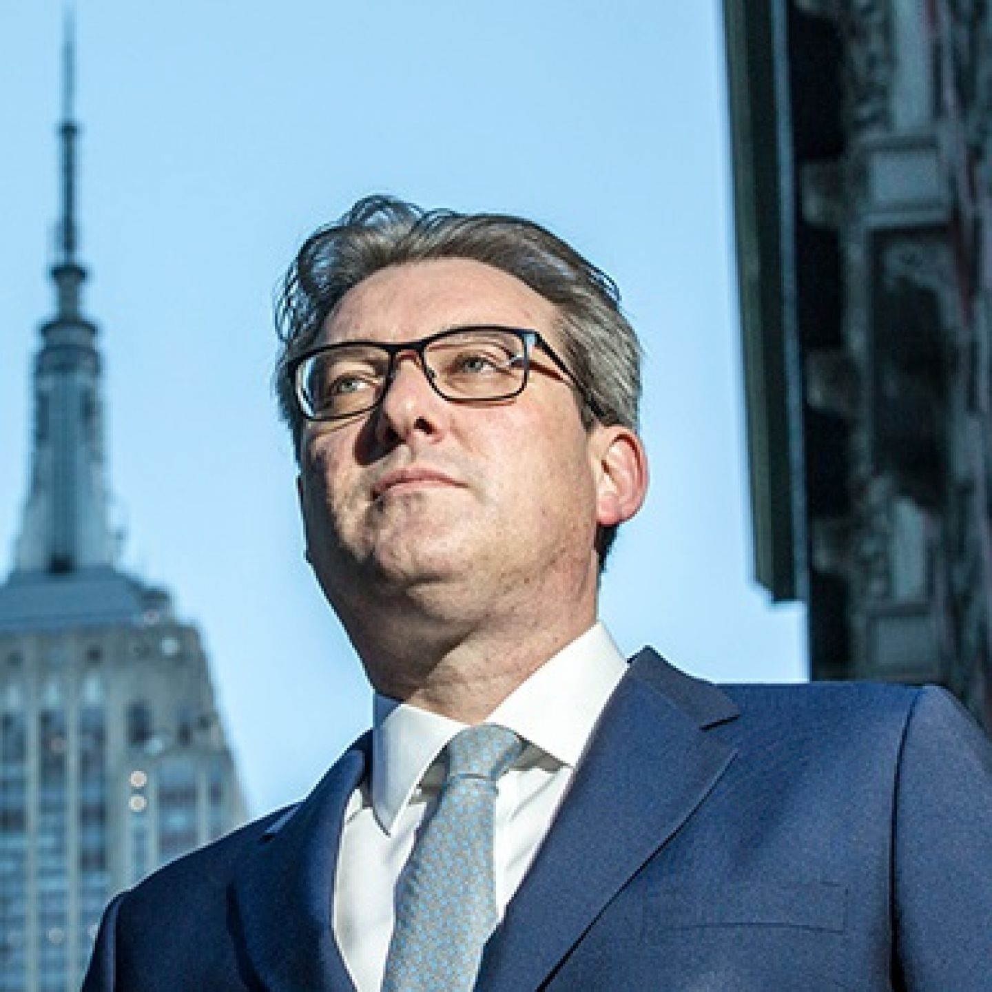 A square Image of Murray Rowden, GCU alumnus, graduate and Regional Managing Director Americas and Global Head of Infrastructure at Turner & Townsend in New York City.