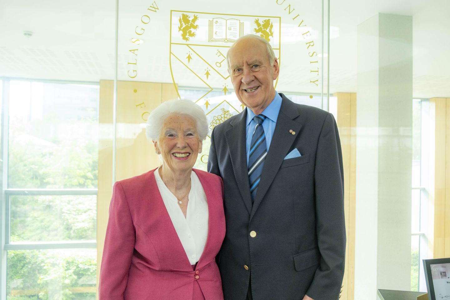 A photo Professor George and Dorothy Irving, GCU Donors