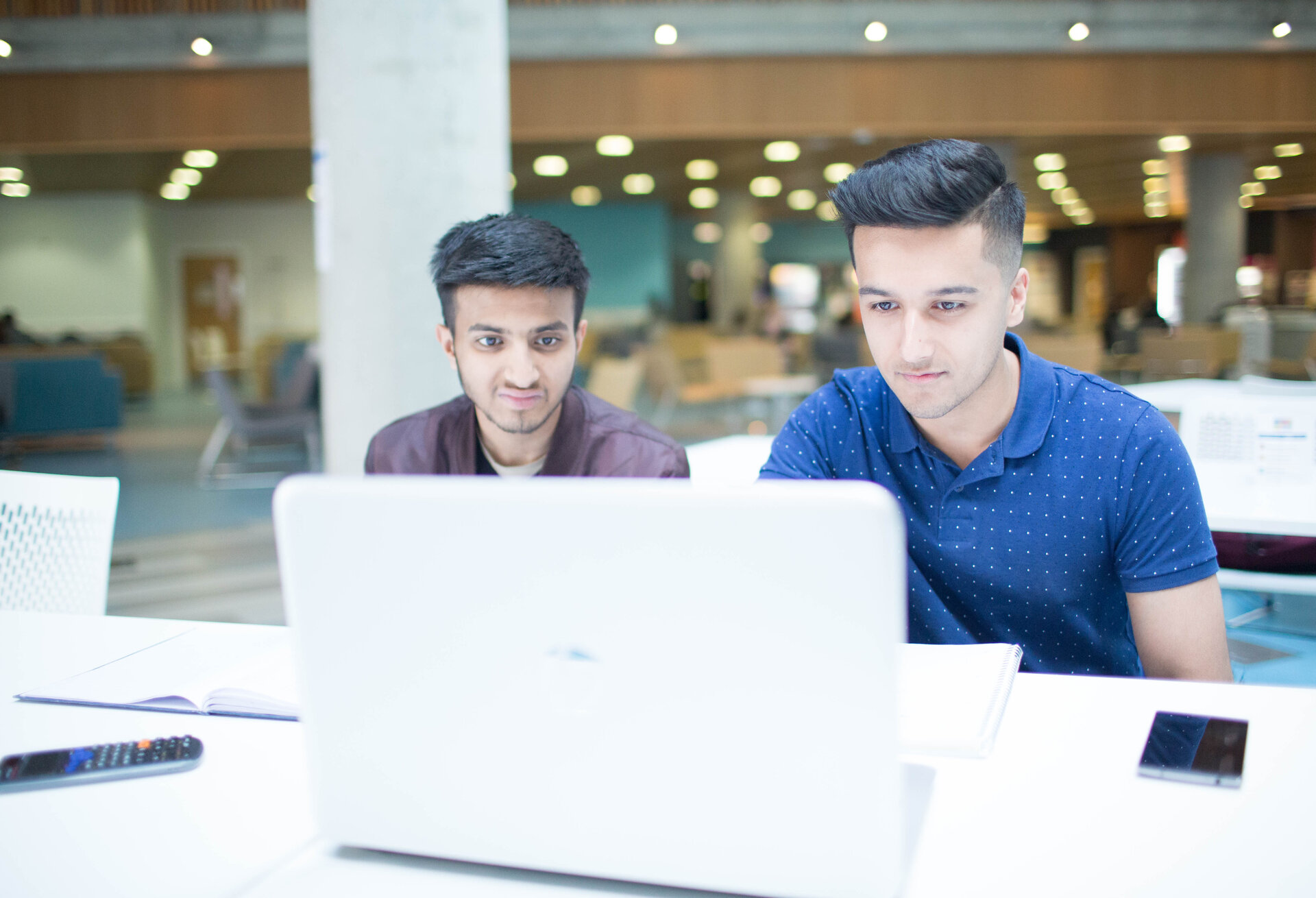 Students studying at Glasgow Caledonian University