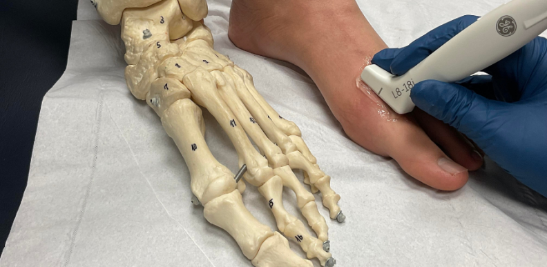 foot health ultrasound scan