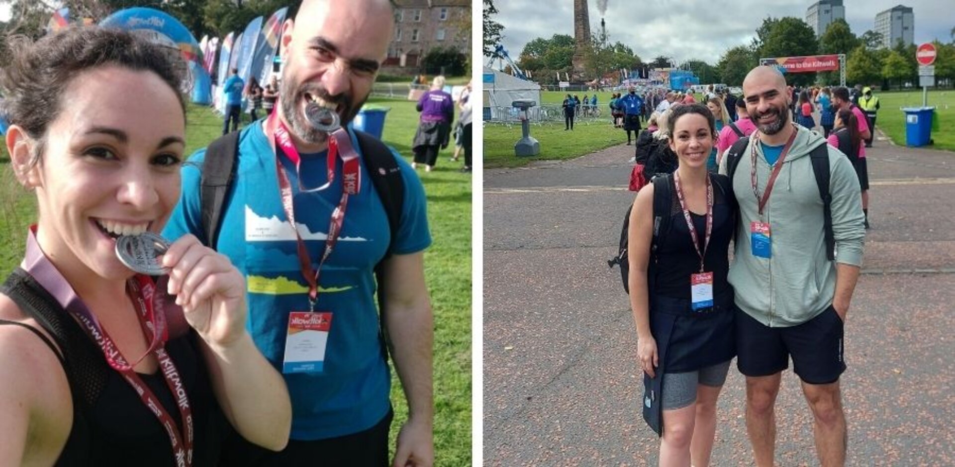 (Pictured Left to Right) Student Sabrina Lecam & lecturer George Loumakis