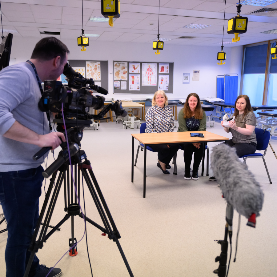 Professor Lorna Paul, Dr Amy Webster and Lauren Forrester