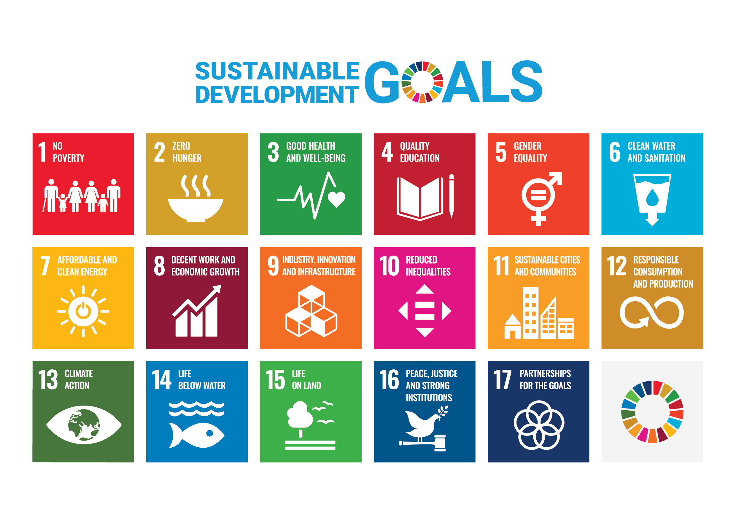 Sustainable development goals banner