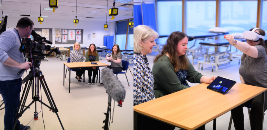 Professor Lorna Paul, Dr Amy Webster and Lauren Forrester