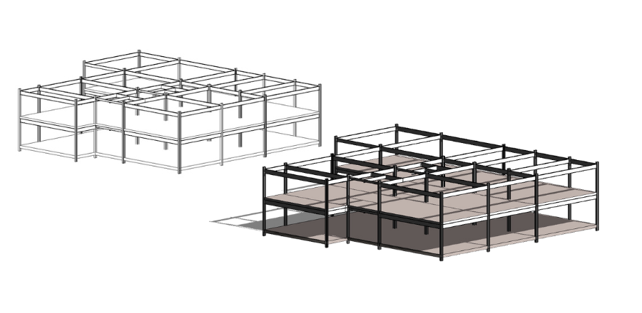 Structural models Adam made in the qualifier AdamSculpture900x440