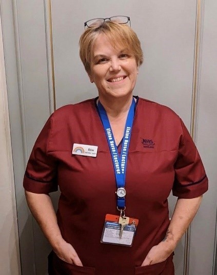 A profile picture of Elaine Anderson, a Lecturer in Nursing at GCU.