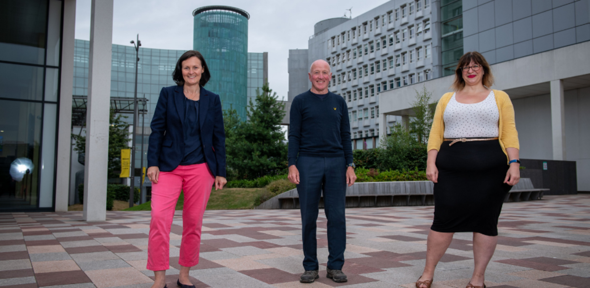 Lead researchers in the study Professor Sharon Hutchinson, Professor Lawrie Elliott and Dr Gabriele Vojt 