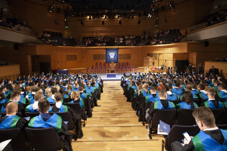 Students from GCU at a Glasgow graduation