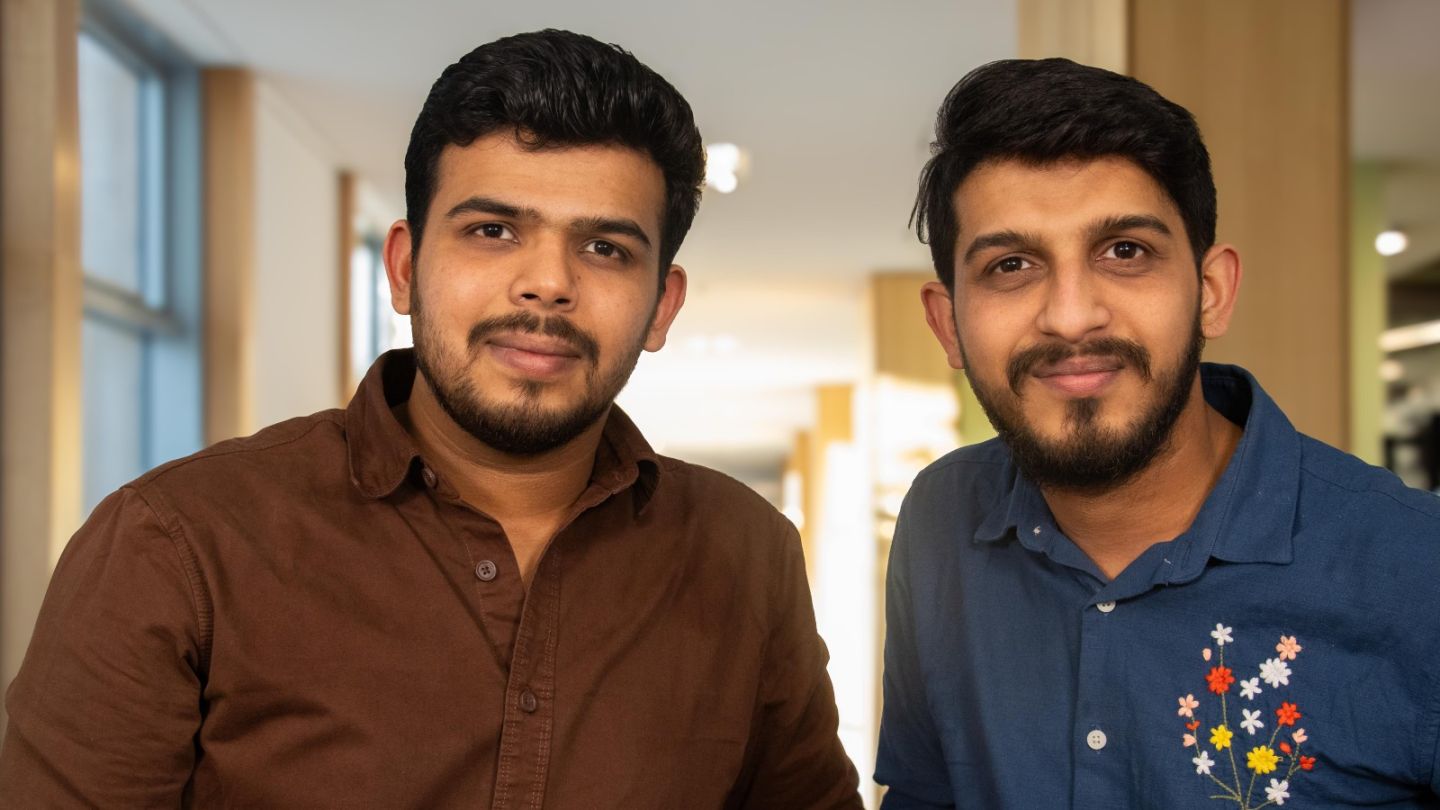 A photo of Edwin Alias and Ebin Alias