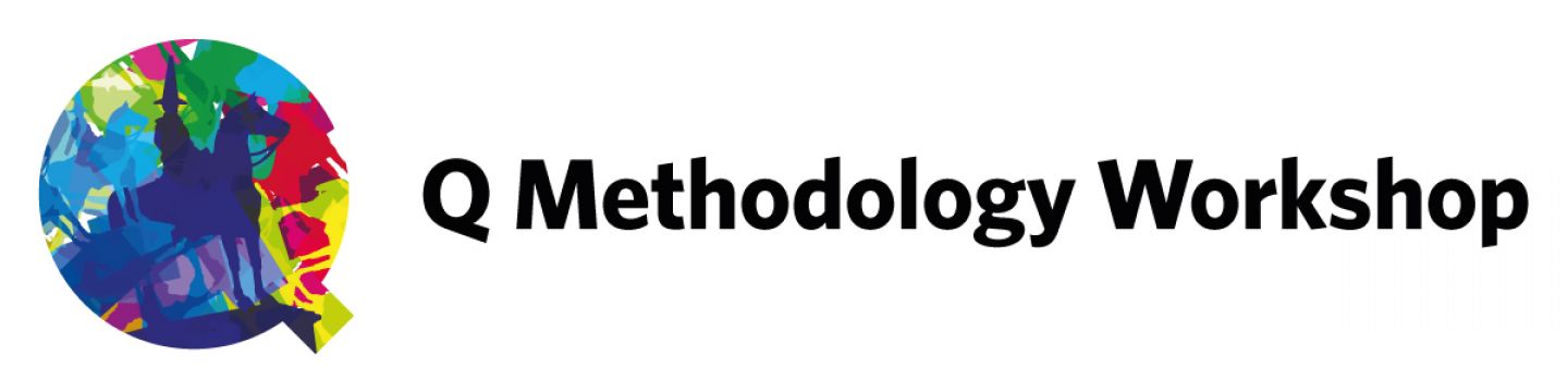 An image of Q Methodology Workshop logo, for web, 1200x300 pixels