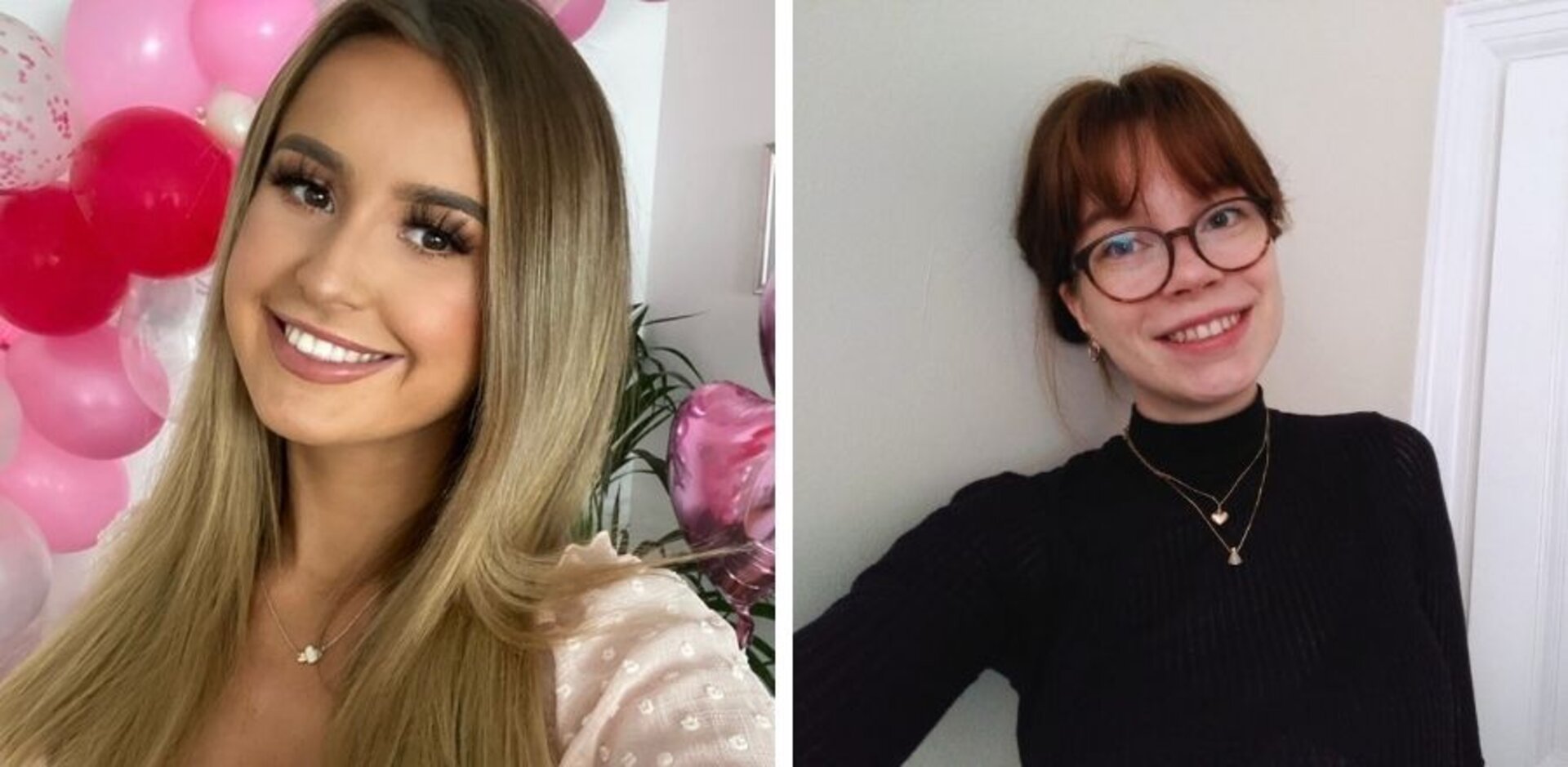 (Pictured left to right) Social Sciences students Amy Lawrence & Anni Taitto