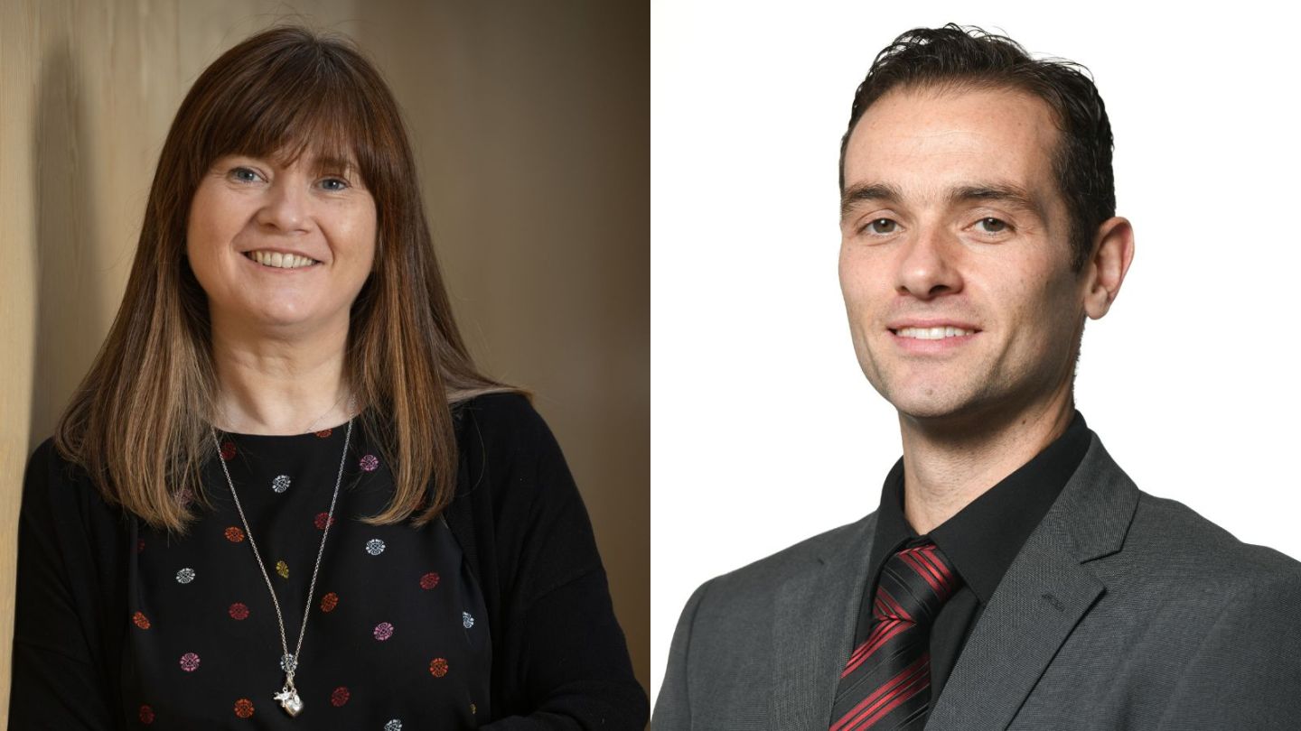 Professor Sharron Dolan and Professor John Connolly, Interim Pro Vice-Chancellors Research