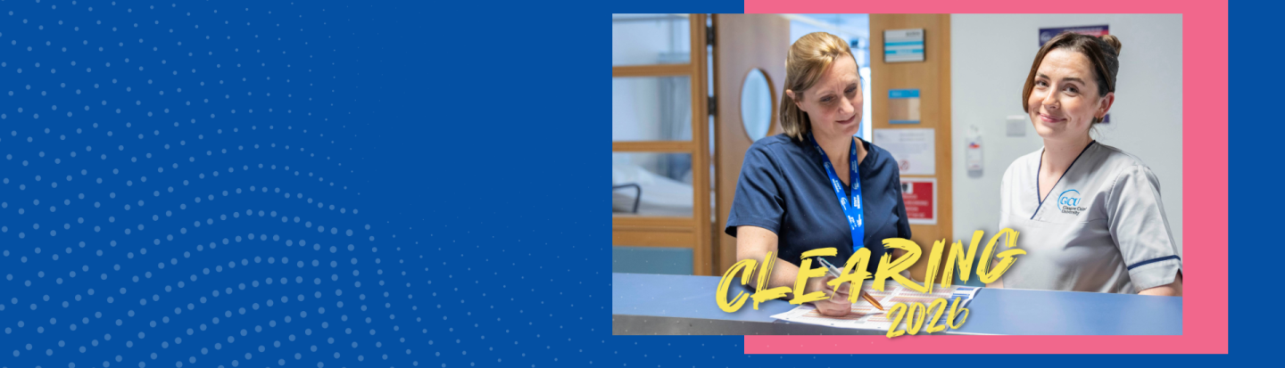 Nursing clearing hero banner graphic
