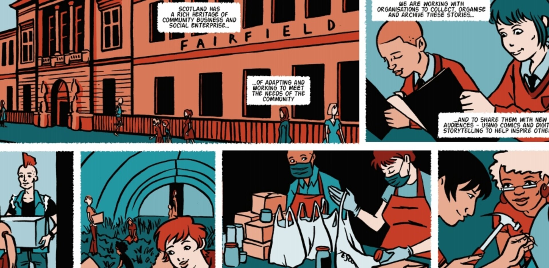 Researchers from GCU are working with artists from Magic Torch Comics