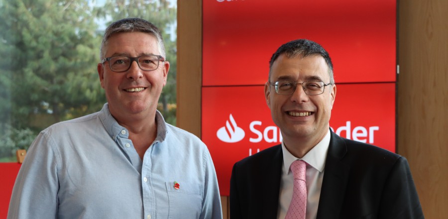 Principal and Matt from Santander land