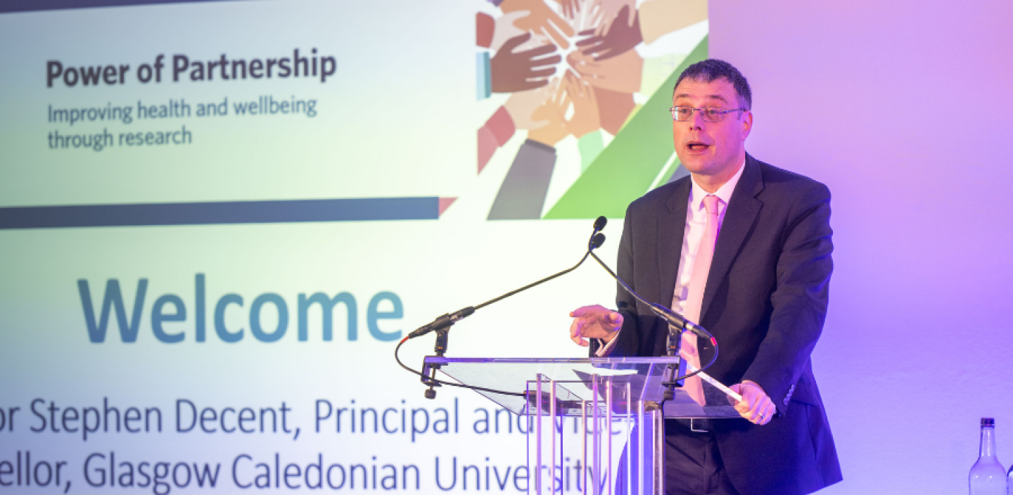 Professor Steve Decent, Principal and Vice-Chancellor at Glasgow Caledonian University