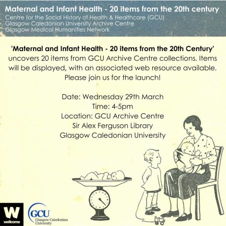 Image describing GCU Archive Centre maternal and infant health exhibition