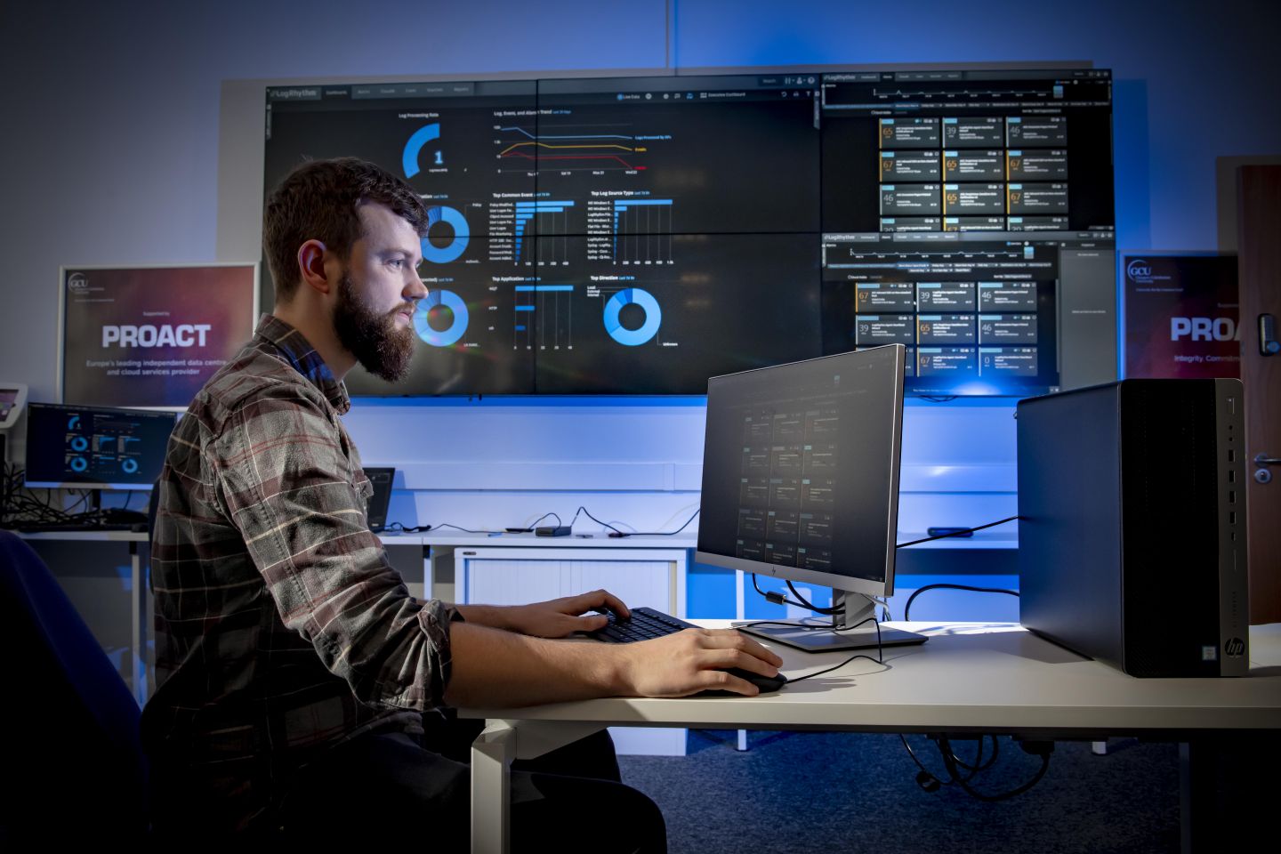 State-of-the-art lab that allows students to experience and combat ‘real-life’ cyber-attacks.
