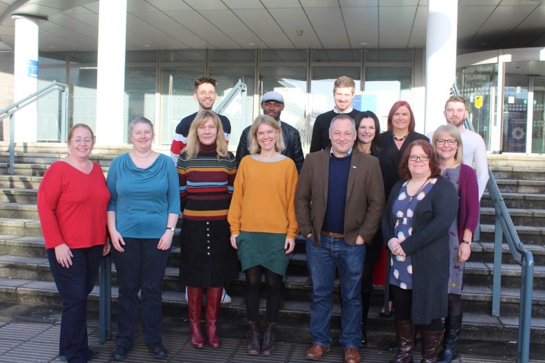 Staff and students of the Ageing Well research group