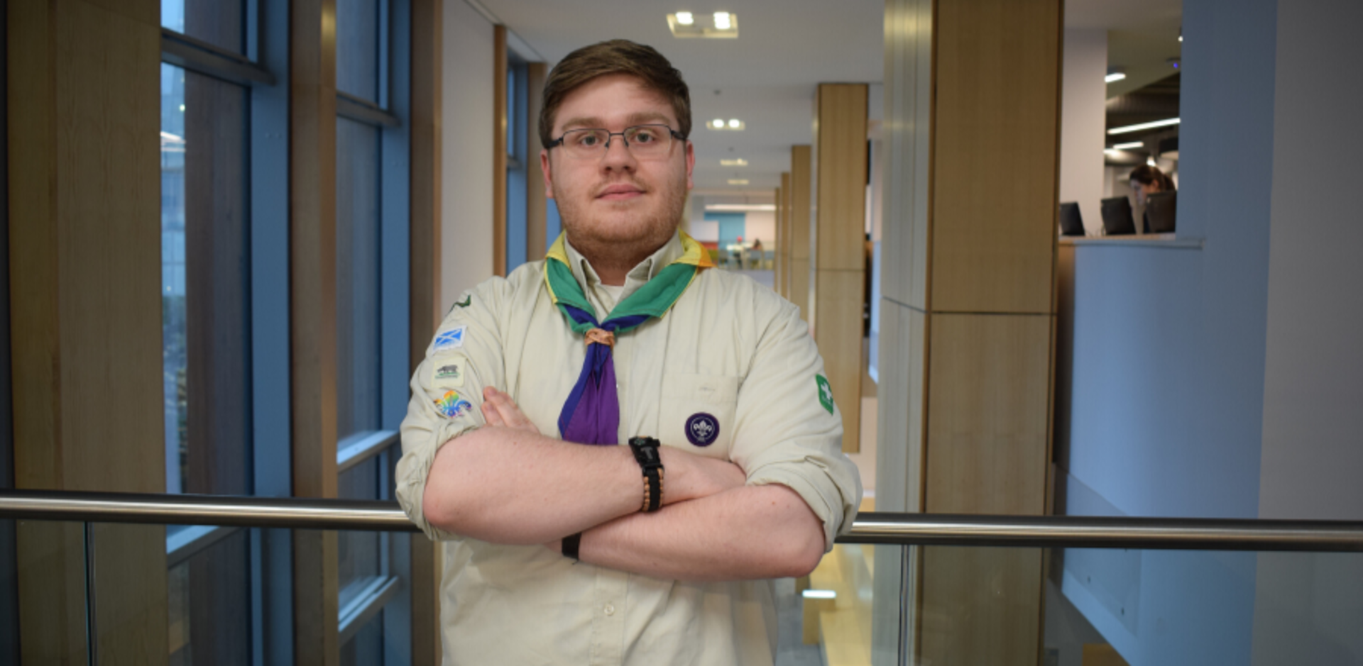 Andrew Scarlett, 4th year BSc Forensic Investigation student