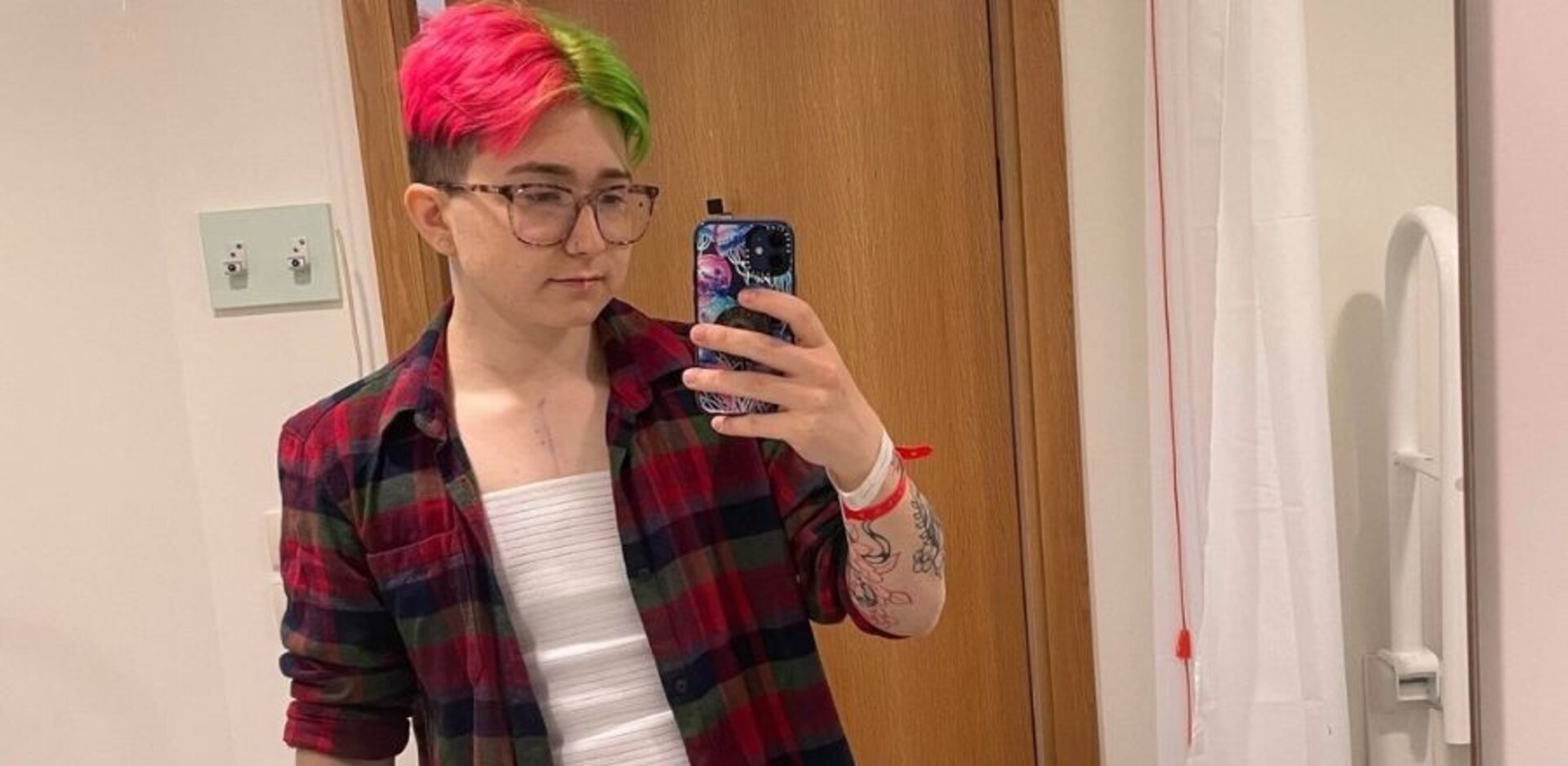 River in clinic after undergoing surgery