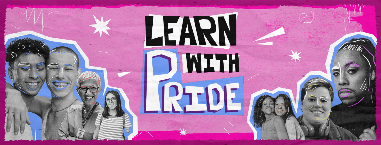 Learn with Pride graphic