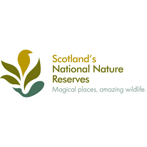 Scottish National nature reserves text logo