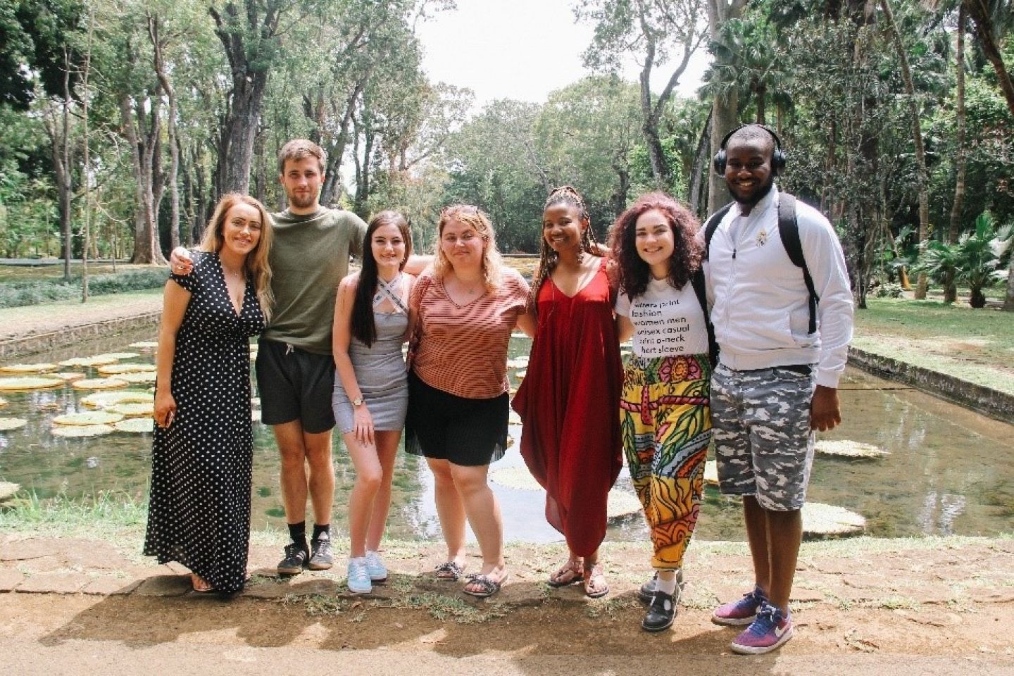 A group of students who are Travel Award Recipients.